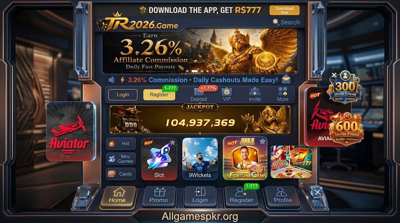 TR2026 Game Download APK | Real Earning App in Pakistan For Android/iOS screenshot